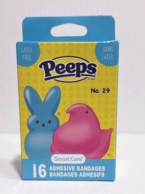 Peeps 16 Adhesive Bandages - Latex Free